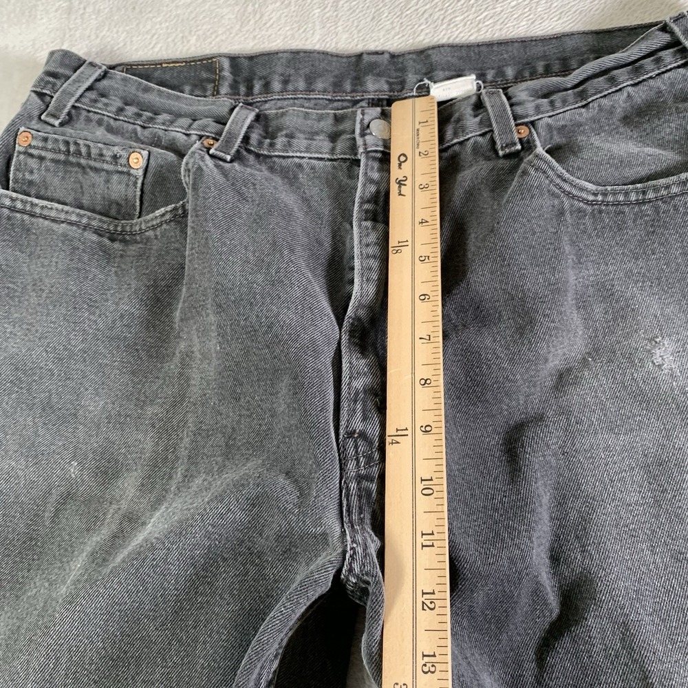 Vintage Levis 550 Jeans Mens 38x29 (Tag 40x30) Gray Medium Wash Relaxed Tapered - Picture 10 of 15